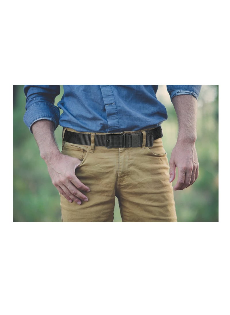 Ratchet Belt for Men 2 Pack - Nylon Mens Belts Casual 1 3/8