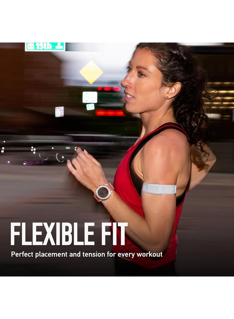 Heart Rate Monitor, Comfort, Easy To Wear, Auto-Wear Detection, Advanced Sensor, Precise Data, Bluetooth, 38 Hours Battery Life, Compatible With Up To 3 Connections, For Run And Bike - Orange