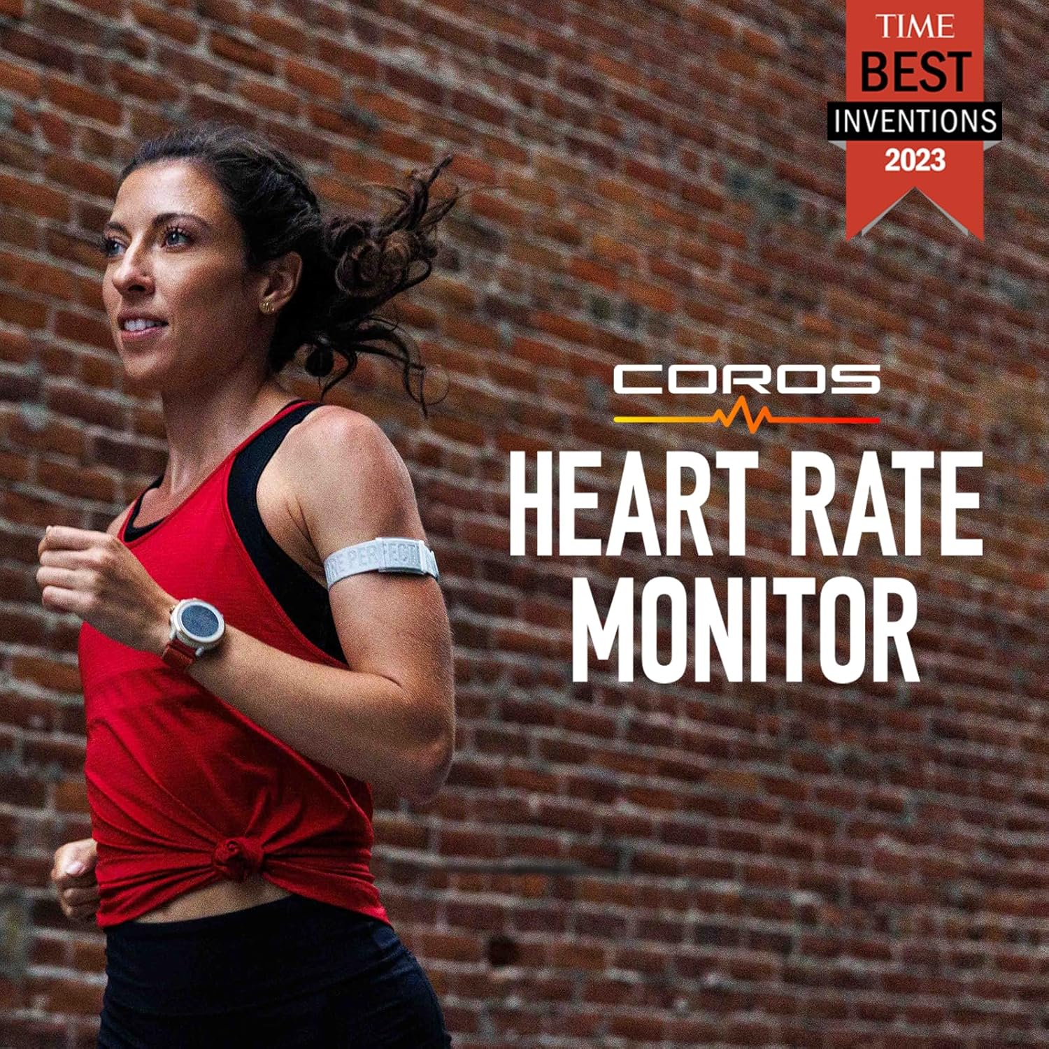Heart Rate Monitor, Comfort, Easy To Wear, Auto-Wear Detection, Advanced Sensor, Precise Data, Bluetooth, 38 Hours Battery Life, Compatible With Up To 3 Connections, For Run And Bike - Orange