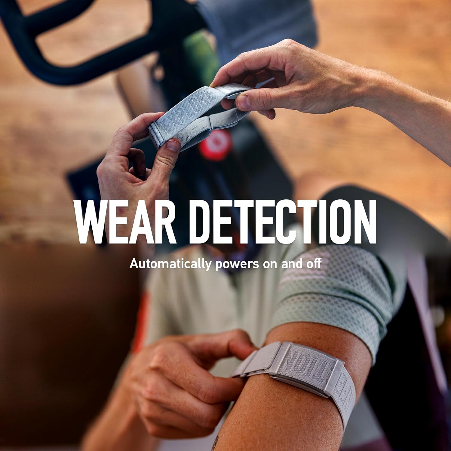 Heart Rate Monitor, Comfort, Easy To Wear, Auto-Wear Detection, Advanced Sensor, Precise Data, Bluetooth, 38 Hours Battery Life, Compatible With Up To 3 Connections, For Run And Bike - Orange