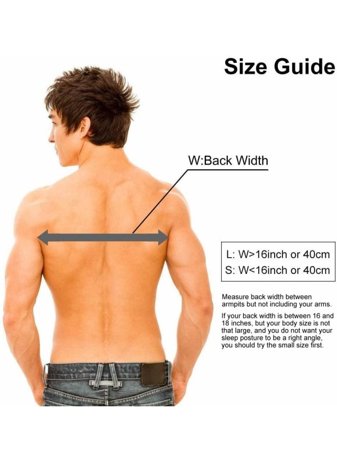 WoodyKnows SideSleeping Backpack Sleep Position Trainer alleviates snoring Caused by Throat Issues Large 1 Pack