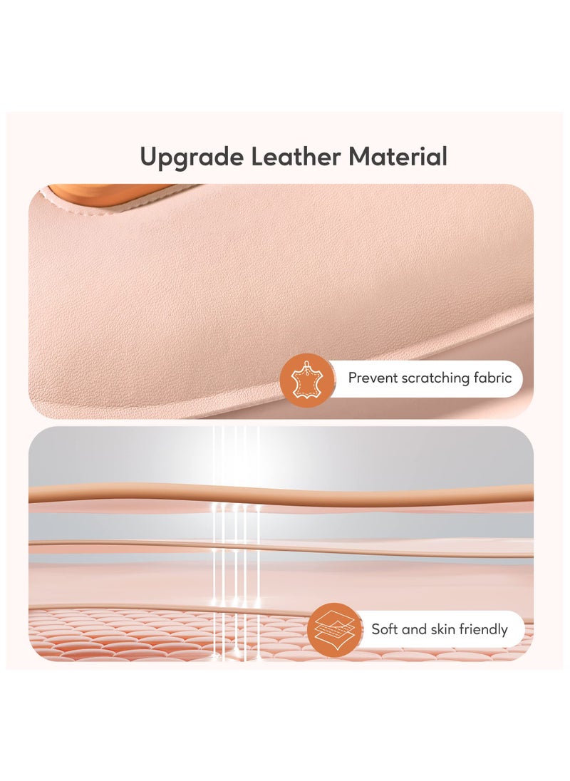 Heating Pad, Portable Electric Heating Pads for Cramps and Back Pain Relief, Large Heating Pad with 3 Heat Levels and 5 Vibration Massage Modes for Fast Soothe Comfort, Cordless Heating Pad for Women