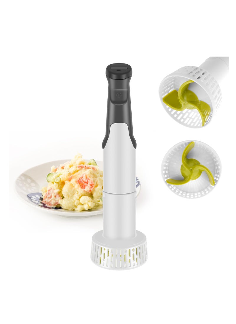 Hand Blender, Multipurpose Electric Food Mixer, Dishwasher Safe Blender for Baby Food, Electric Potato Masher Hand Blenders, Immersion for Baby Food Sauce Soup Mashed Potatoes kitchen 30.5x9x9 cm