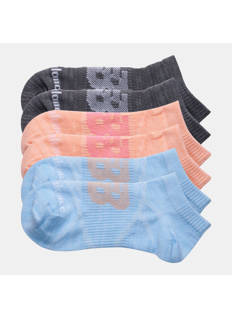 Kids Flat Knit No-Show Socks (6 Pairs)