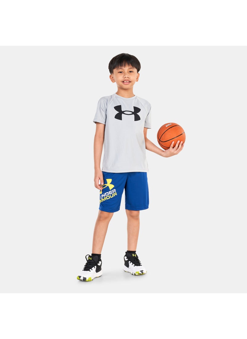 Kids' UA Prototype 2.0 Logo Shorts