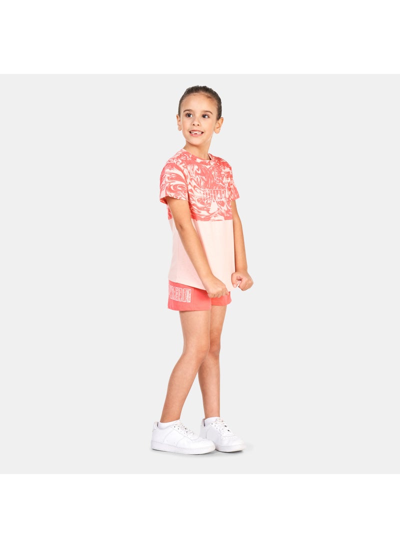 Kids' POWER High Waist Shorts (Older Kids)