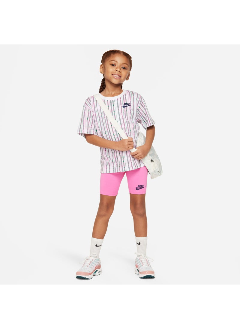 Kids' Happy Camper Bike Shorts Set