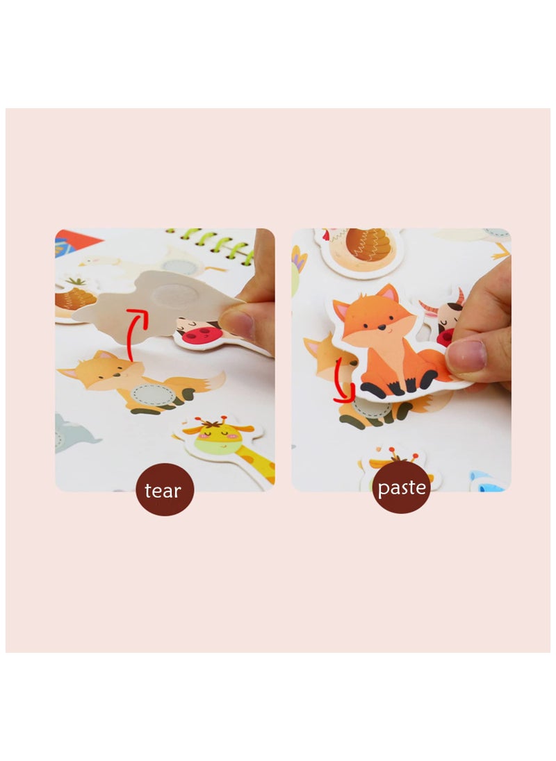 Early Education Busy Book for Kids, Toddler Early Learning Busy Book, Kindergarten/ Prek/ Preschool Learning Activities,  Educational Toys for 3 Years Old + Boys and Girls Develops Fine Motor Skills