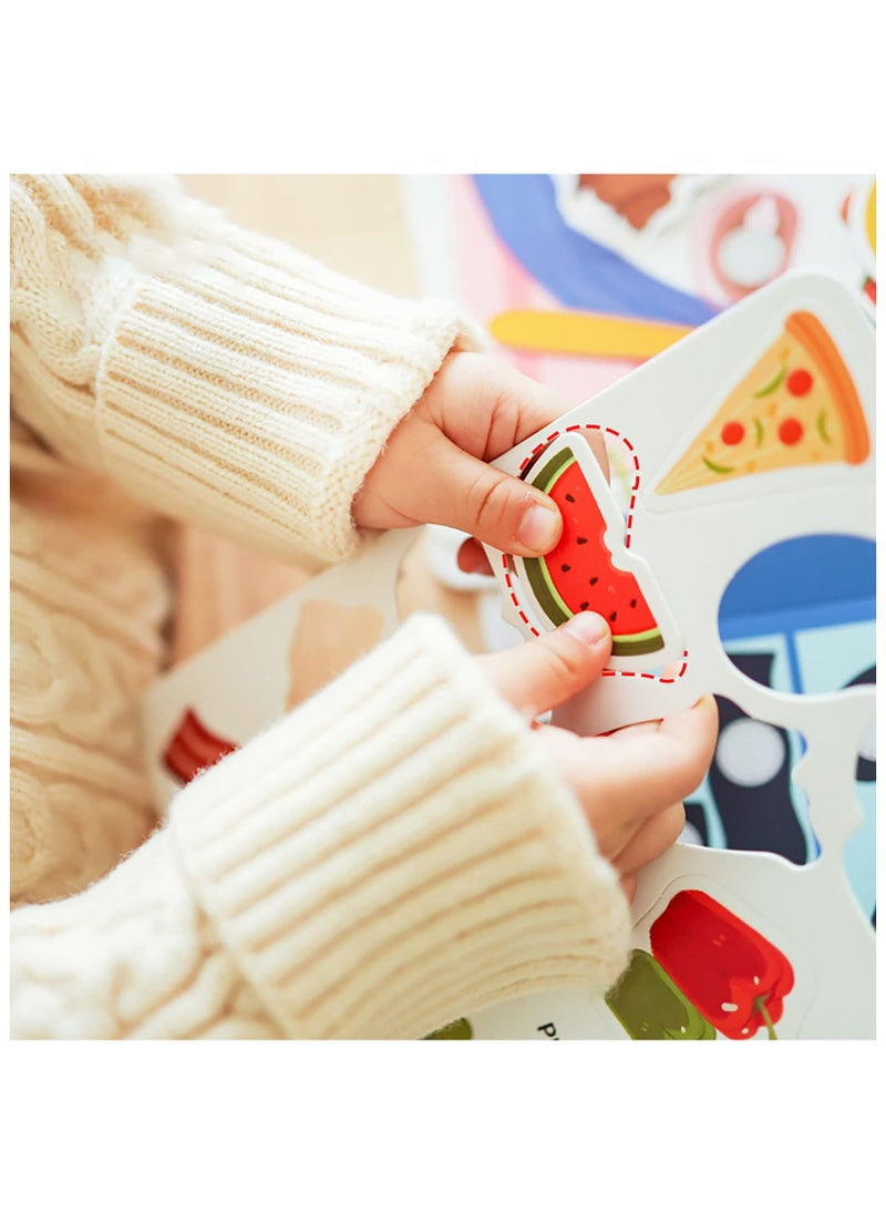 Early Education Busy Book for Kids, Toddler Early Learning Busy Book, Kindergarten/ Prek/ Preschool Learning Activities,  Educational Toys for 3 Years Old + Boys and Girls Develops Fine Motor Skills