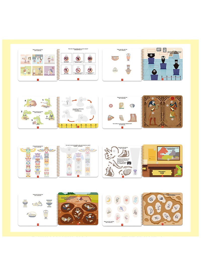 Early Education Busy Book for Kids, Toddler Early Learning Busy Book, Kindergarten/ Prek/ Preschool Learning Activities,  Educational Toys for 3 Years Old + Boys and Girls Develops Fine Motor Skills
