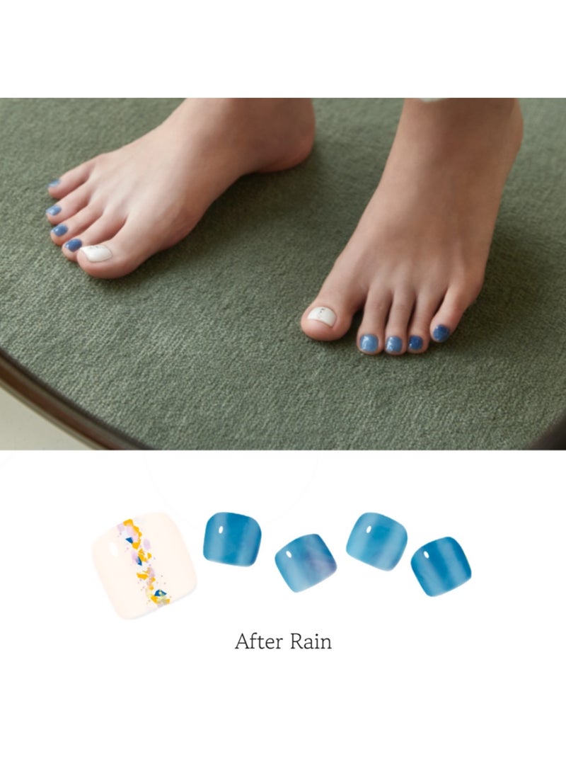 After Rain Korean 32 Piece Nail Art Designs – Elegant, Long-Lasting Pedicure