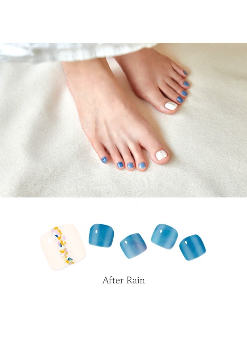 After Rain Korean 32 Piece Nail Art Designs – Elegant, Long-Lasting Pedicure