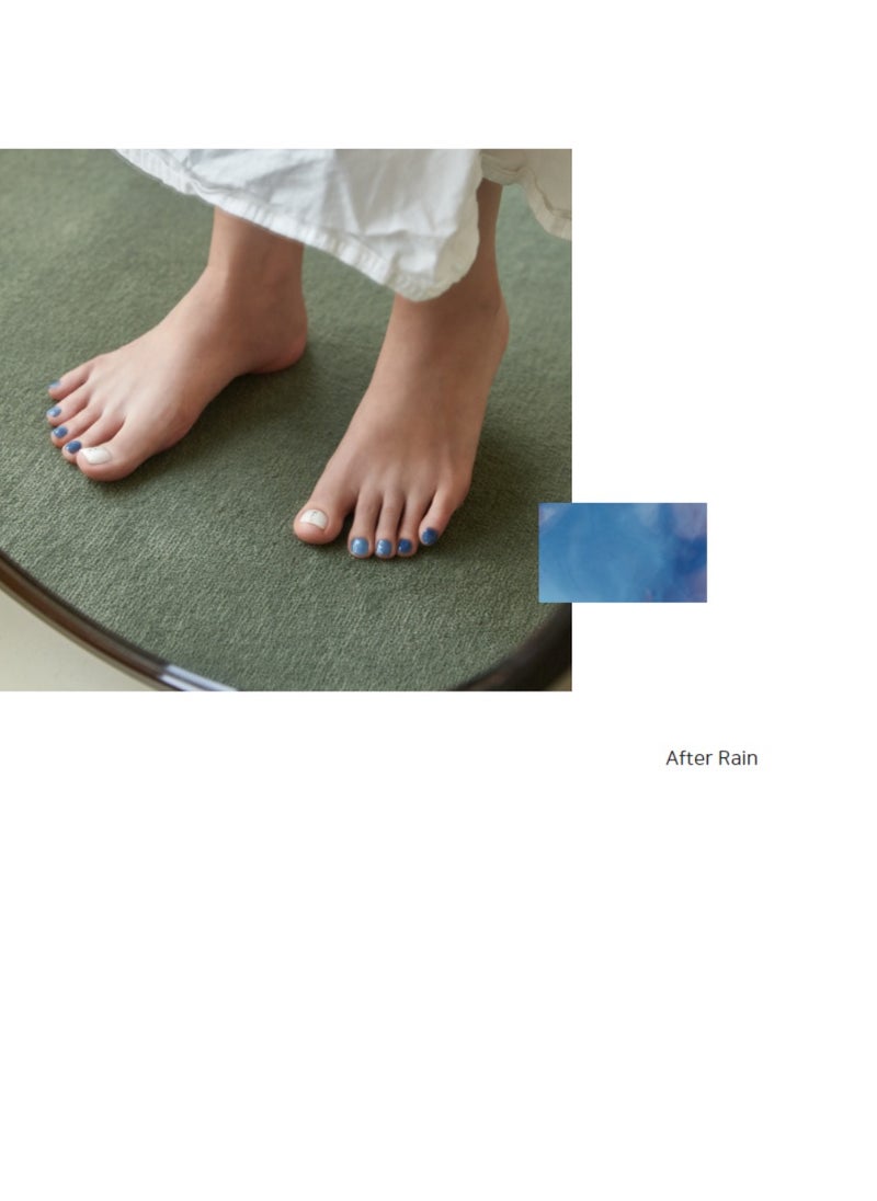 After Rain Korean 32 Piece Nail Art Designs – Elegant, Long-Lasting Pedicure