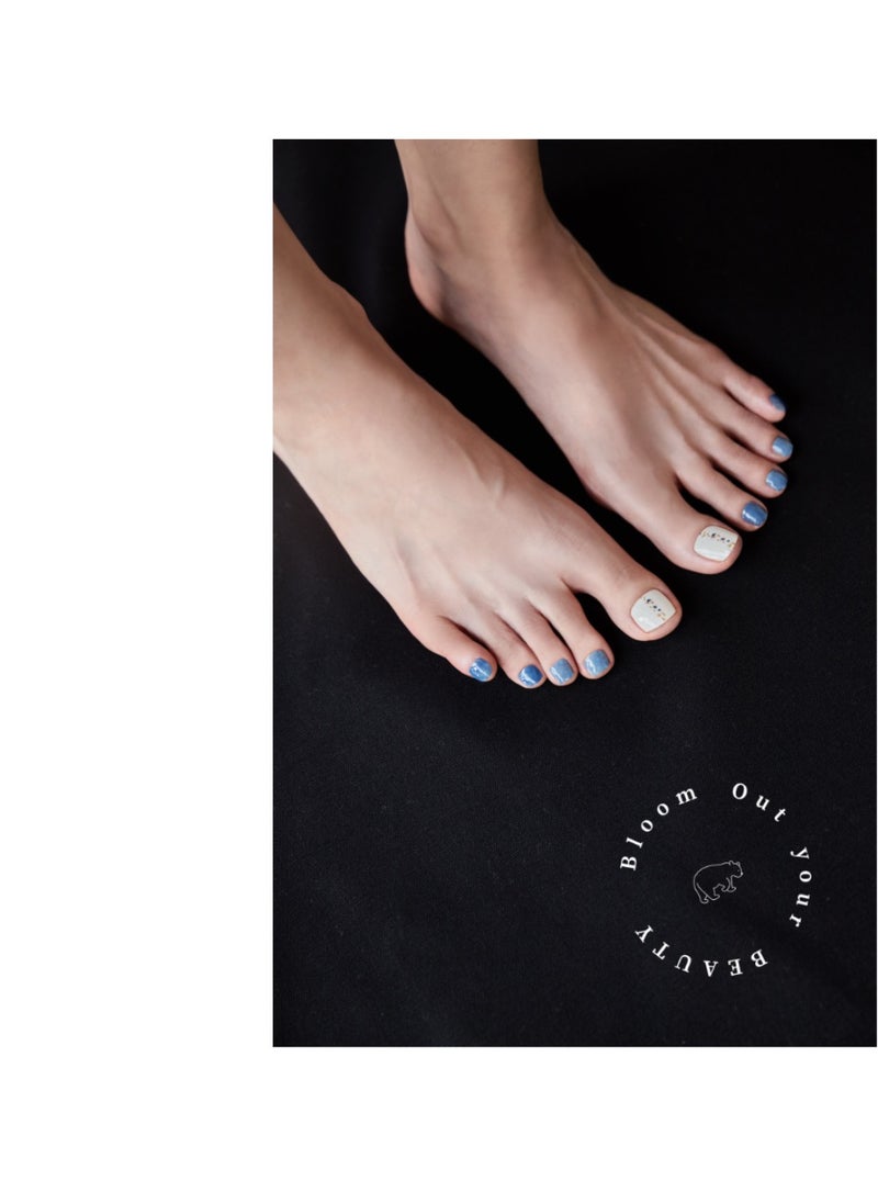 After Rain Korean 32 Piece Nail Art Designs – Elegant, Long-Lasting Pedicure