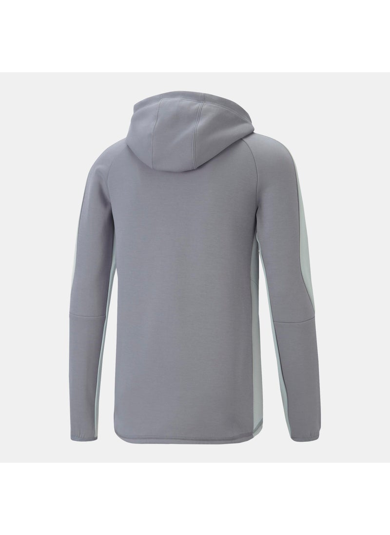 Men's EVOSTRIPE Full-Zip Hooded Jacket