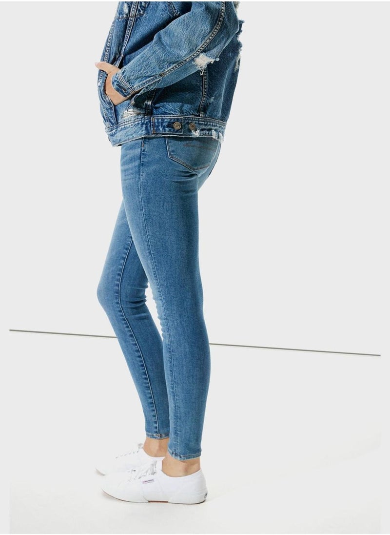 High Waist Regular Fit Jeans