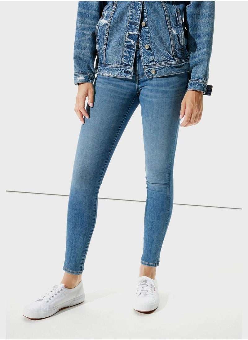 High Waist Regular Fit Jeans