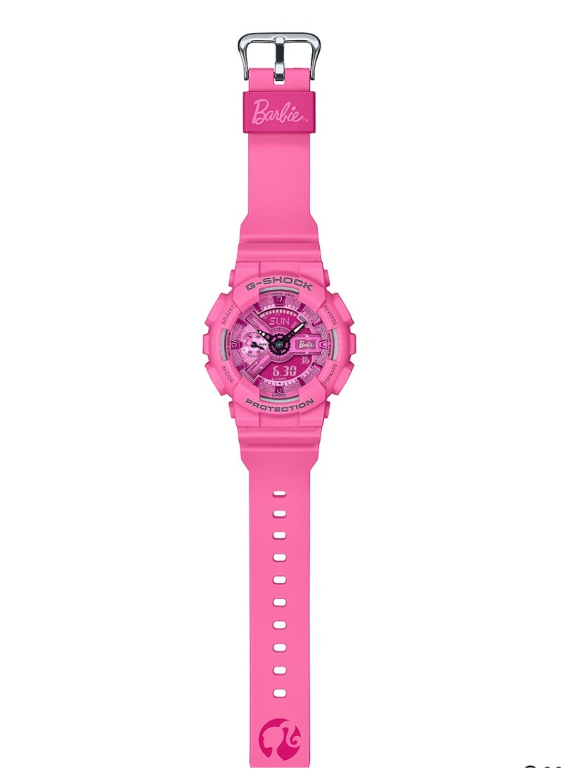 Casio G-SHOCK Limited Edition Barbie™ Collaboration GMA-S110BE-4A Pink Women's Watch