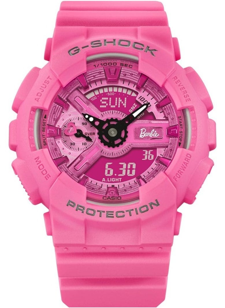 Casio G-SHOCK Limited Edition Barbie™ Collaboration GMA-S110BE-4A Pink Women's Watch