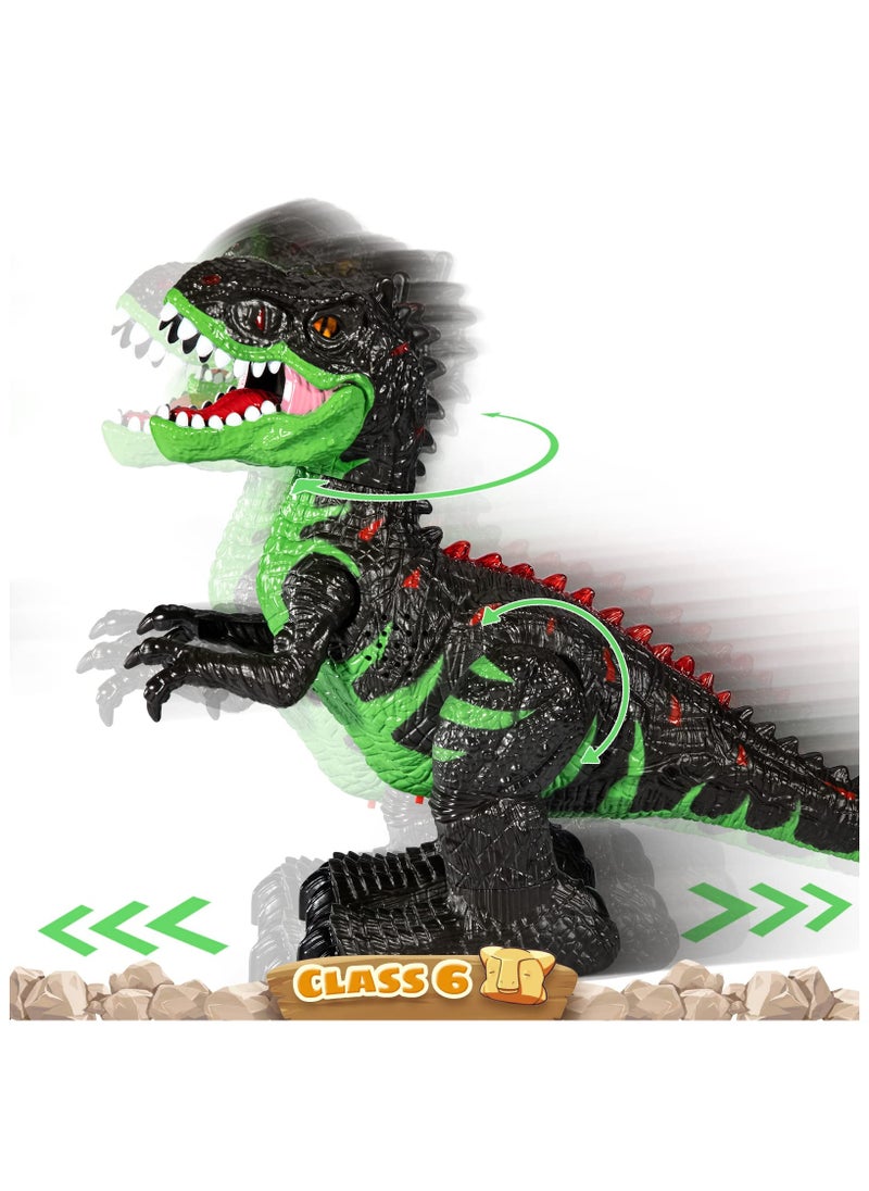 Remote Control T-rex Large Dinosaur Toy, for Kids Boys 3 4 5 6 7 8 Years, Rechargeable Realistic Tyrannosaurus with Water Mist, Light, Roars, Electric Dino Birthday Gift for Kids Toddlers