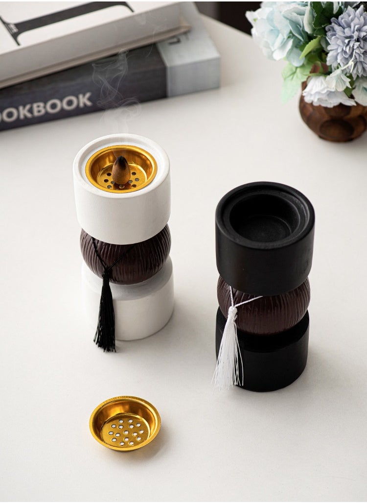 Incense burner Holder, home atmosphere decoration,three layers design,7.8*16.8 cm