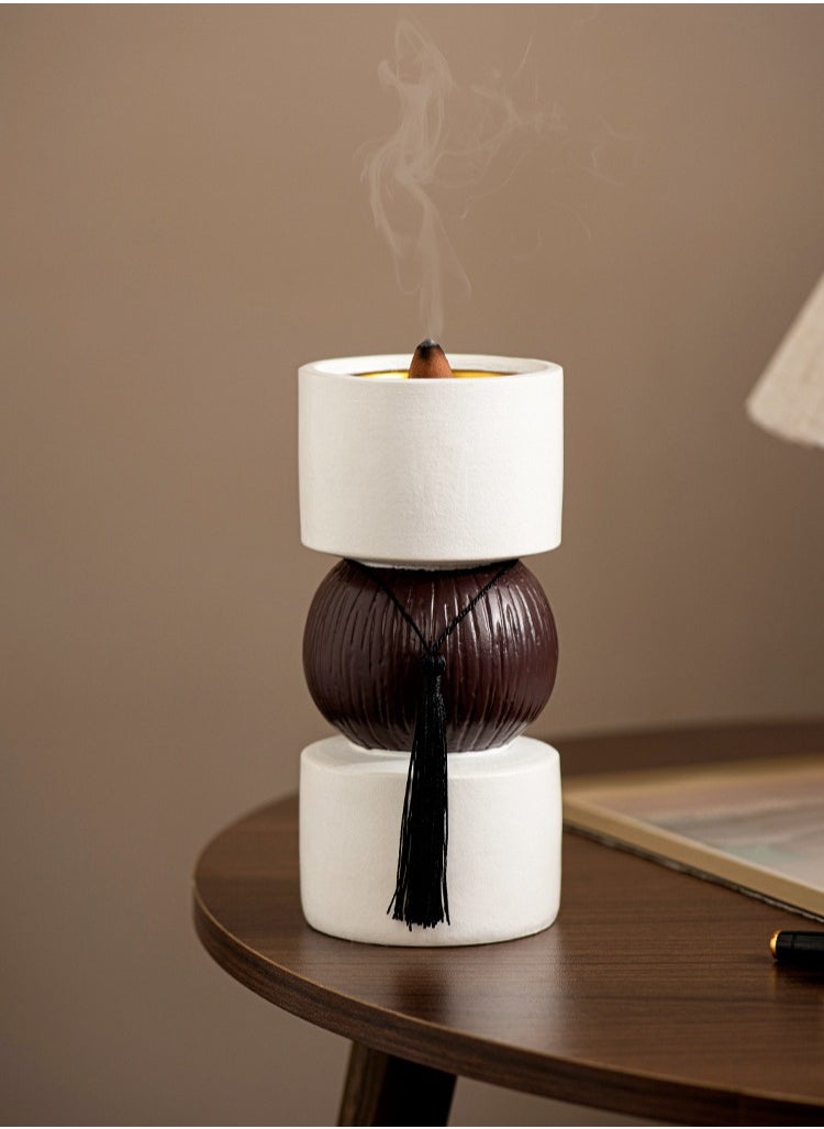 Incense burner Holder, home atmosphere decoration,three layers design,7.8*16.8 cm