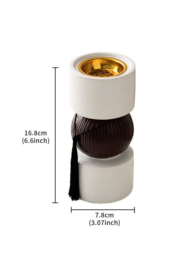 Incense burner Holder, home atmosphere decoration,three layers design,7.8*16.8 cm