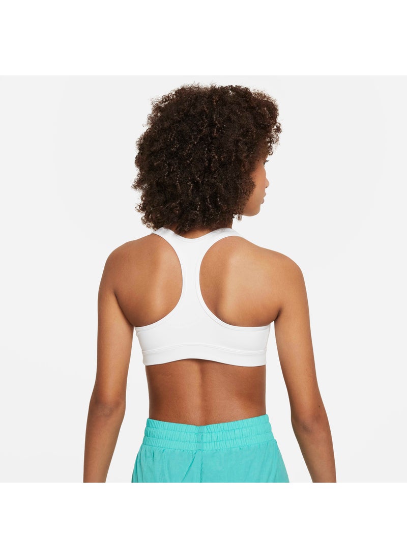 Kids' Swoosh Medium-Support Sports Bra