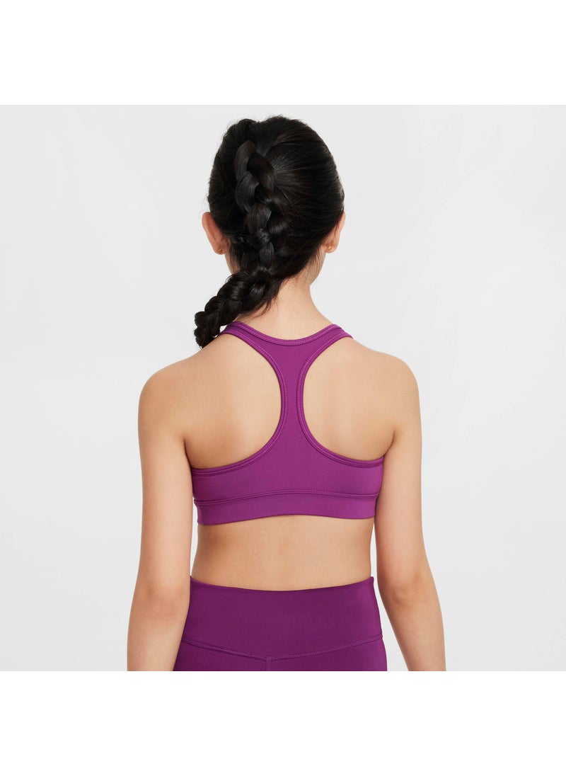 Kids' Swoosh Medium-Support Sports Bra