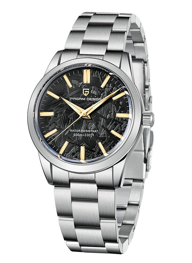 Men's Watches Sapphire Stainless Steel 100M Waterproof Luxury 40mm Sports Quartz Chronograph Wrist Watches