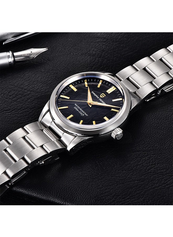 Men's Watches Sapphire Stainless Steel 100M Waterproof Luxury 40mm Sports Quartz Chronograph Wrist Watches