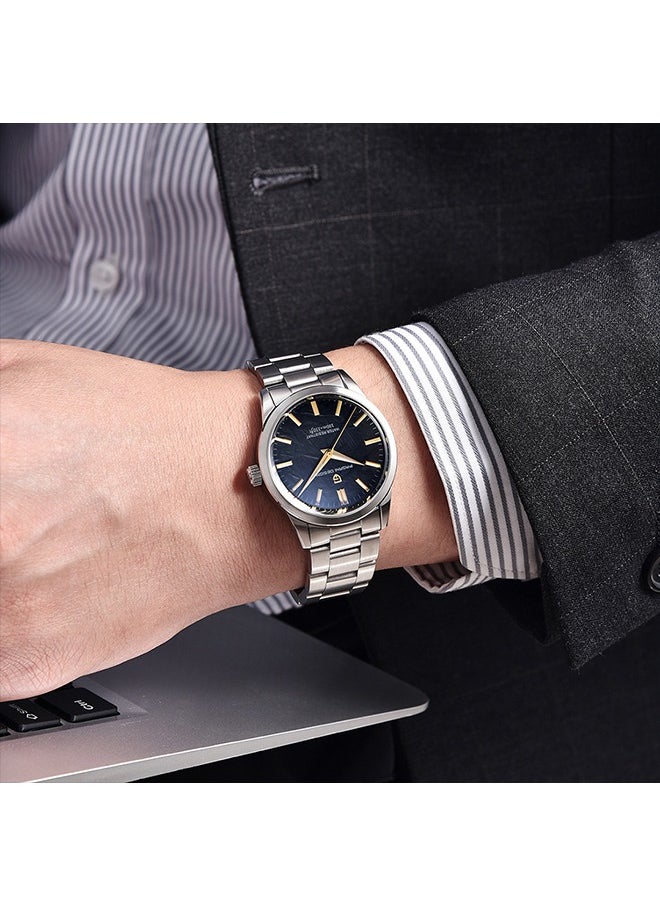 Men's Watches Sapphire Stainless Steel 100M Waterproof Luxury 40mm Sports Quartz Chronograph Wrist Watches