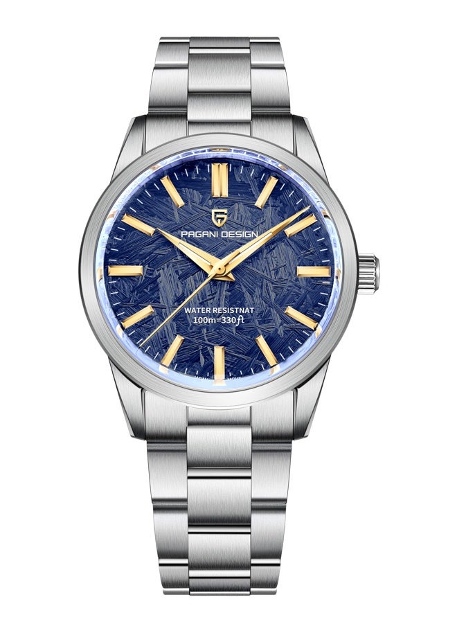 Men's Watches Sapphire Stainless Steel 100M Waterproof Luxury 40mm Sports Quartz Chronograph Wrist Watches
