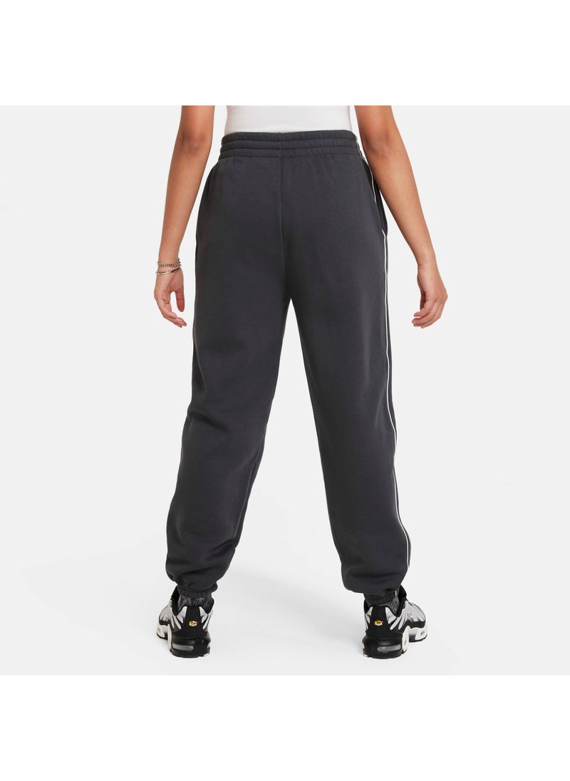 Kids' Sportswear Oversized Fleece Trousers