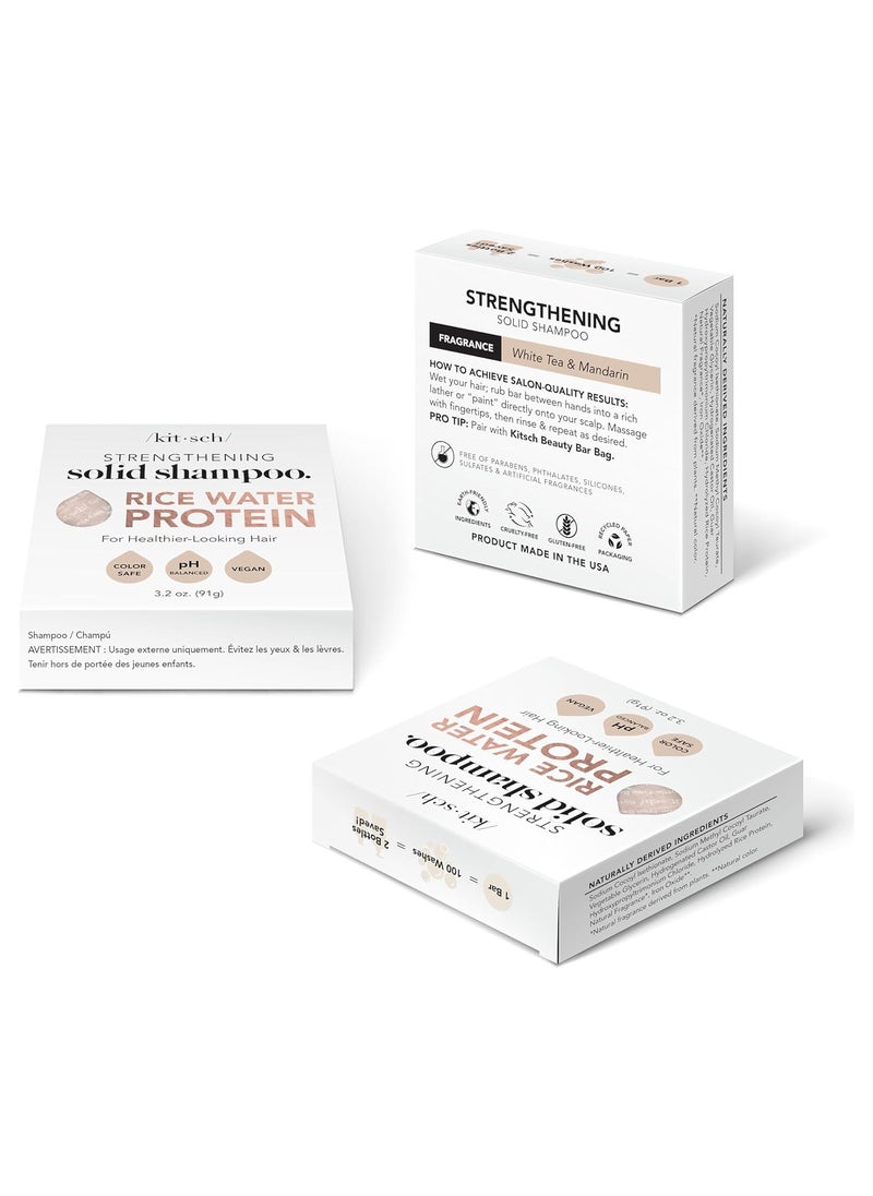 Kitsch Strengthening  Solid Shampoo Bar RICE
