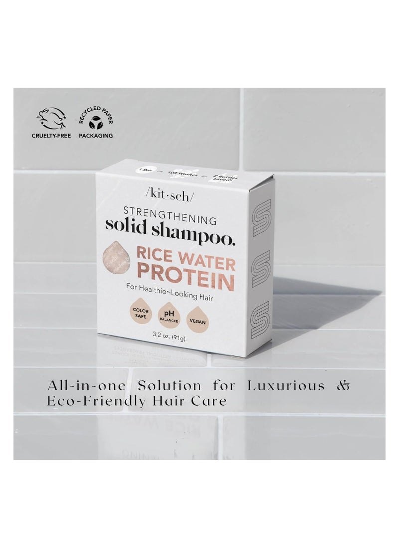 Kitsch Strengthening  Solid Shampoo Bar RICE