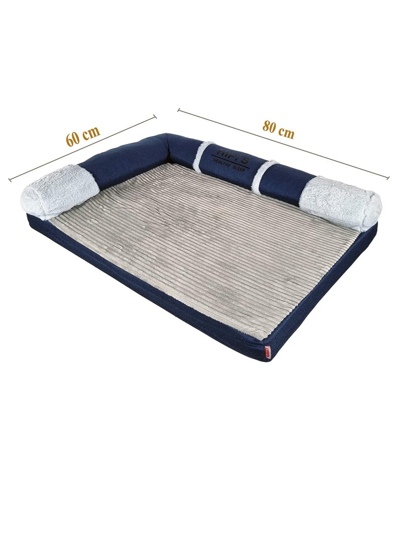 Pet Bed, Dog Bed, Cat Bed, plush and soft, Pet Bed, round cushioned, portable, Strong & warmth Design, Luxury, Decorative, Indoor, Easy to Clean, Multiple color, 25 cm thickness