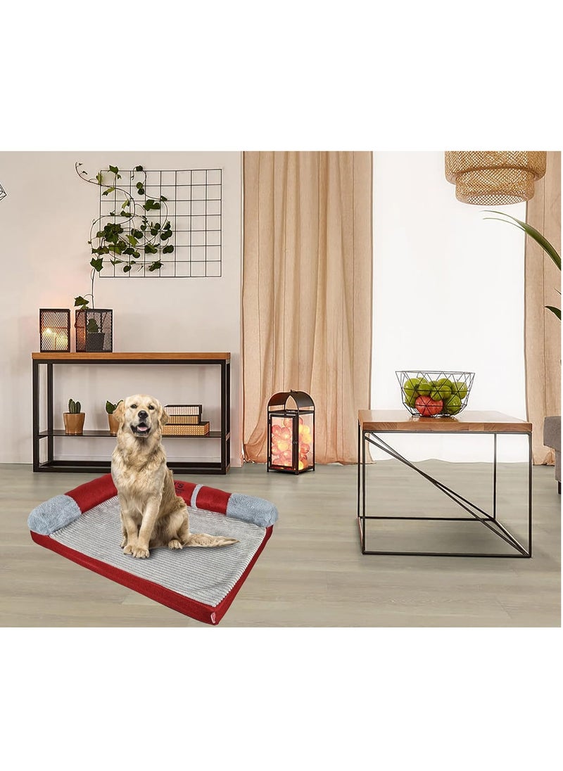 Pet Bed, Dog Bed, Cat Bed, plush and soft, Pet Bed, round cushioned, portable, Strong & warmth Design, Luxury, Decorative, Indoor, Easy to Clean, Multiple color, 25 cm thickness