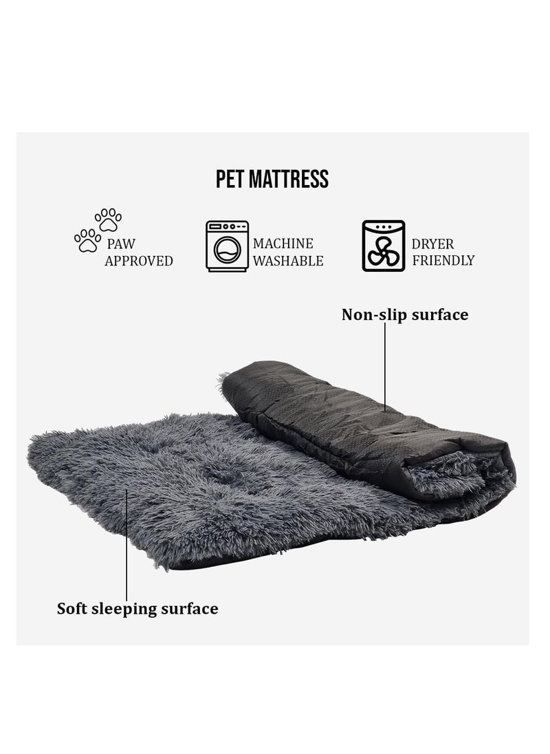 Pet Bed, Dog Bed, cozy dogs, plush and super soft, rectangle cushioned, portable, new and simple style, Strong & warmth, Luxury, Decorative, Indoor, Easy to Clean, Multiple color, 8 cm thickness