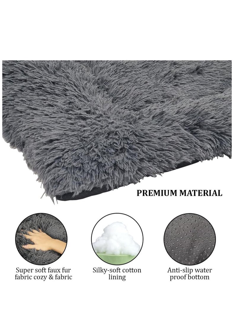 Pet Bed, Dog Bed, cozy dogs, plush and super soft, rectangle cushioned, portable, new and simple style, Strong & warmth, Luxury, Decorative, Indoor, Easy to Clean, Multiple color, 8 cm thickness