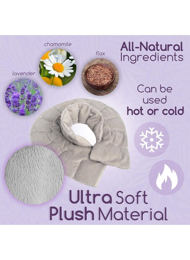 Lavender Microwave Heating Pad For Back/Shoulder/Neck Pain Relief