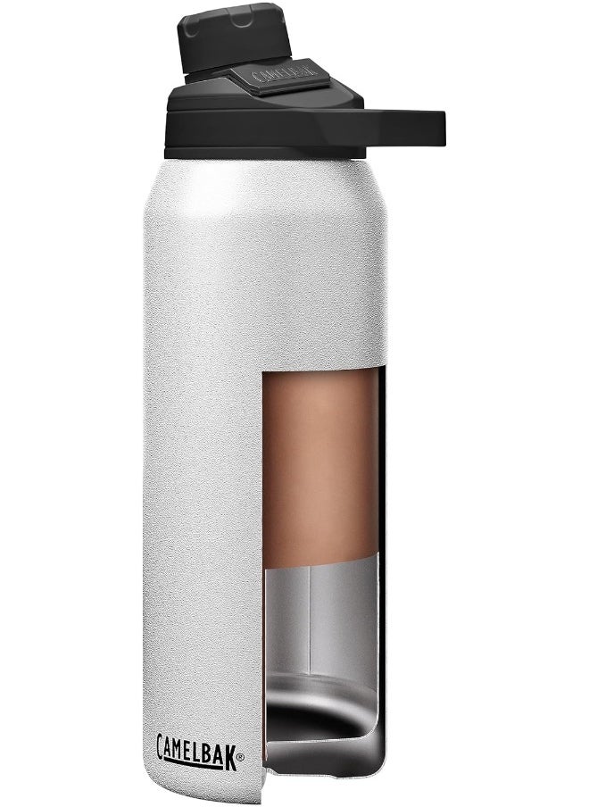 Camelbak Water Bottle Chute Mag SST Vacuum Insulated 32oz, White, 1 Litres/32 oz