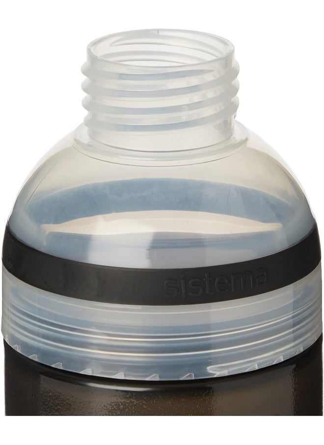 Sistema 830 Hydrate Trio Bottle Assorted Colours, 580ml