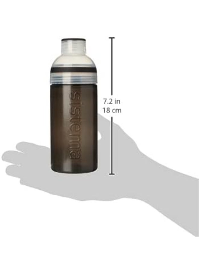 Sistema 830 Hydrate Trio Bottle Assorted Colours, 580ml