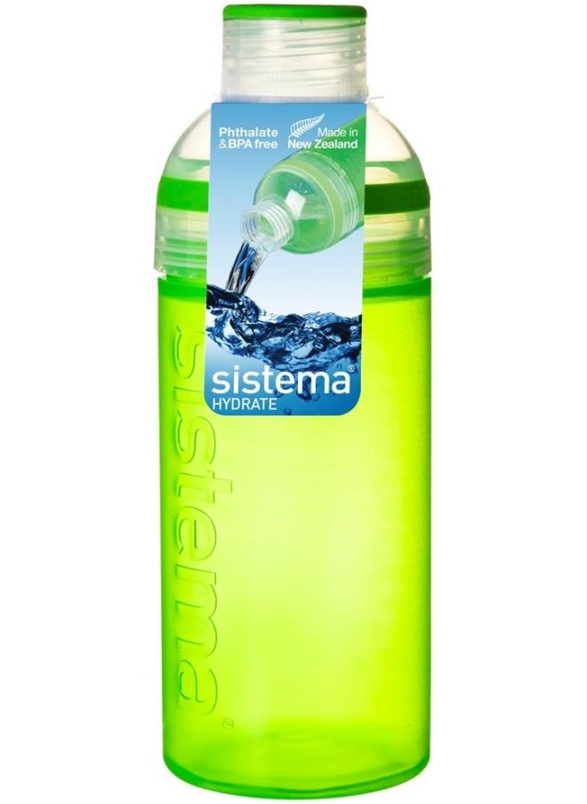 Sistema 830 Hydrate Trio Bottle Assorted Colours, 580ml