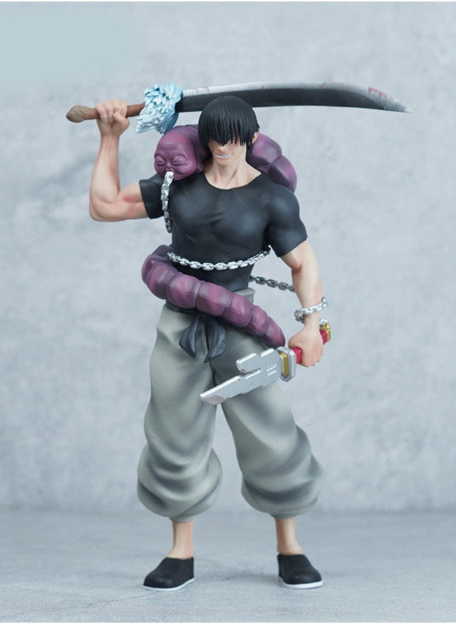 Demon Slayer: Kimetsu no Yaiba Fushiguro Action Figure Decorative Resin Sculpture Home Decor Statue, Art Figurine Home Ornament Decoration for Office, Living Room, Bedroom, Book Shelf, TV Cabinet, Desktop
