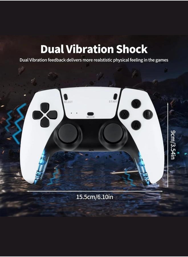 M15 Wireless Retro Game Stick - 2.4G Wireless Controllers HD Output System 23 Emulators 20000+ Games, Plug and Play Video Game Console.