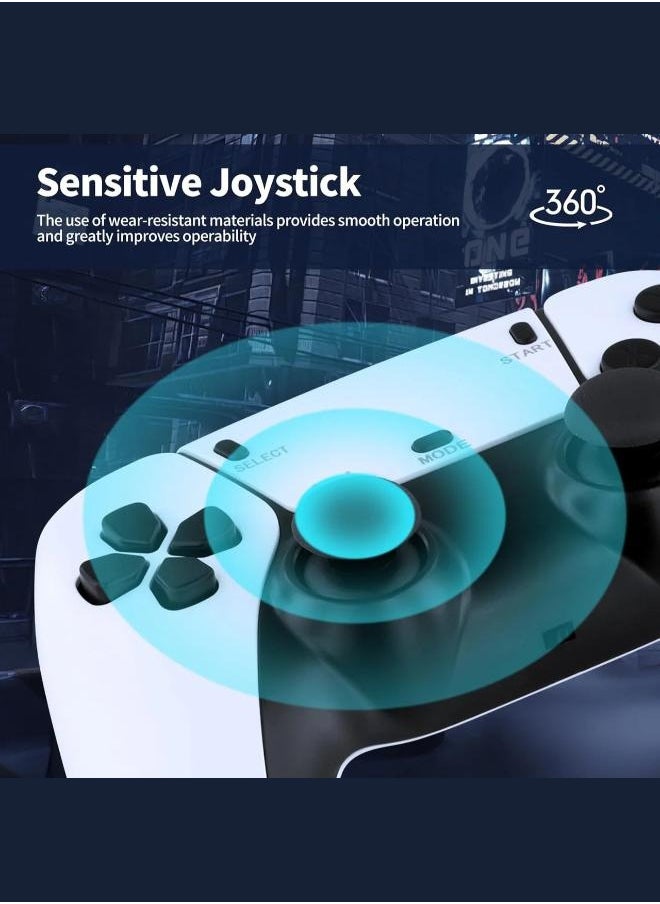 M15 Wireless Retro Game Stick - 2.4G Wireless Controllers HD Output System 23 Emulators 20000+ Games, Plug and Play Video Game Console.