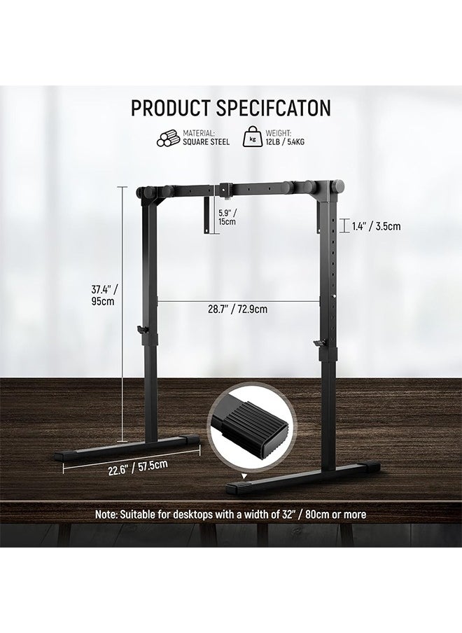 NEEWER Overhead Camera Mount Rig for Top Down Shot with 1s Quick Switch Lock Arca Type QR Plate, Heavy Duty Tabletop Multi Device Stand for Cooking Drawing Crafts Stream, Desk Width≥32