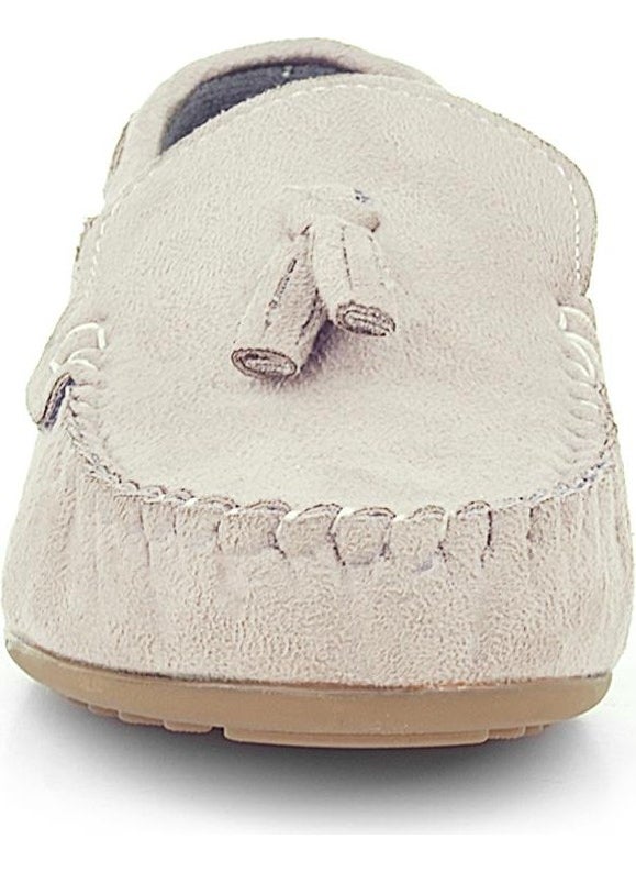 Mink Color Suede Men's Loafers